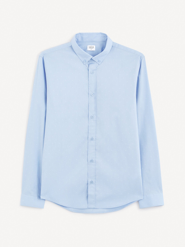 Celio Hellblaues Herrenhemd Celio Gaop