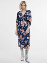 Orsay Rosa-blauer Damenrock mit Blumenmuster ORSAY