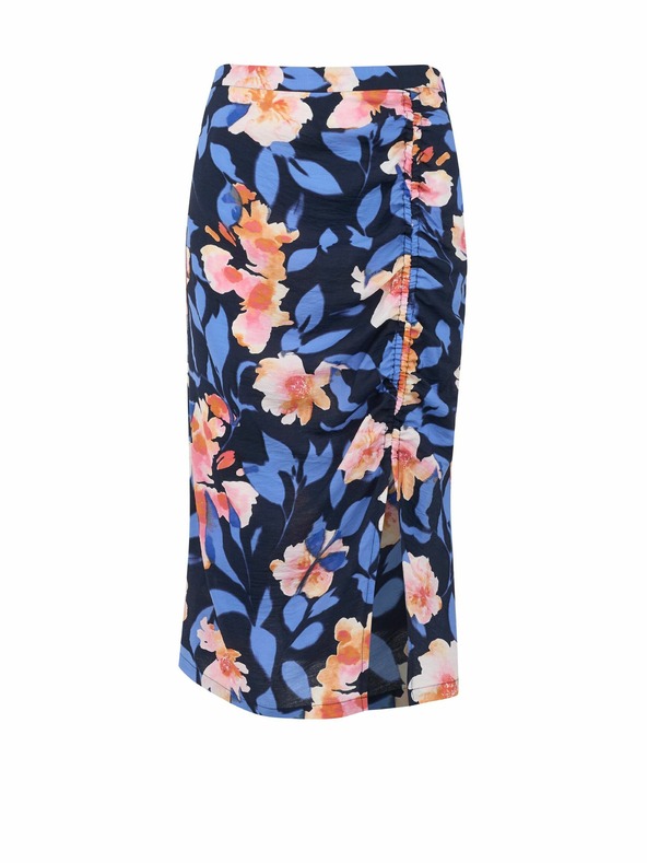 Orsay Rosa-blauer Damenrock mit Blumenmuster ORSAY