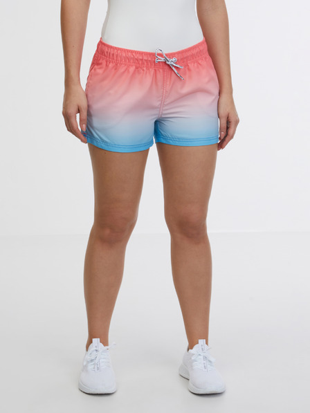 Sam 73 Blaue und rosa Damenshorts SAM 73 Azalea