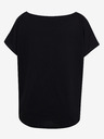Sam 73 Schwarzes bedrucktes Damen-T-Shirt SAM73 Circinus