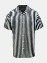 ONLY & SONS Dunkelblau gestreiftes Hemd mit normaler Passform ONLY & SONS Wayne