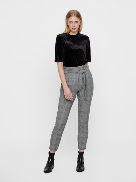 Vero Moda Grau karierte Hose VERO MODA Eva