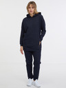 Sam 73 Dunkelblaues verlängertes Damen-Kapuzensweatshirt SAM 73 Lola