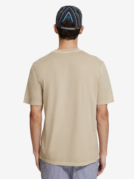 Scotch & Soda Beigefarbenes Herren-T-Shirt von Scotch & Soda