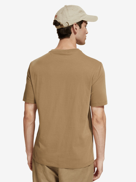 Scotch & Soda Braunes Herren-T-Shirt von Scotch & Soda