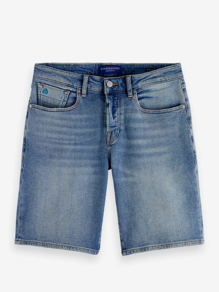 Scotch & Soda Blaue Herren-Denim-Shorts Scotch & Soda