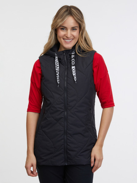 Sam 73 Schwarze Steppweste für Damen SAM 73 Aida