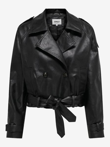 ONLY Schwarze Damen Lederjacke ONLY Vera