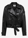 ONLY Schwarze Damen Lederjacke ONLY Vera