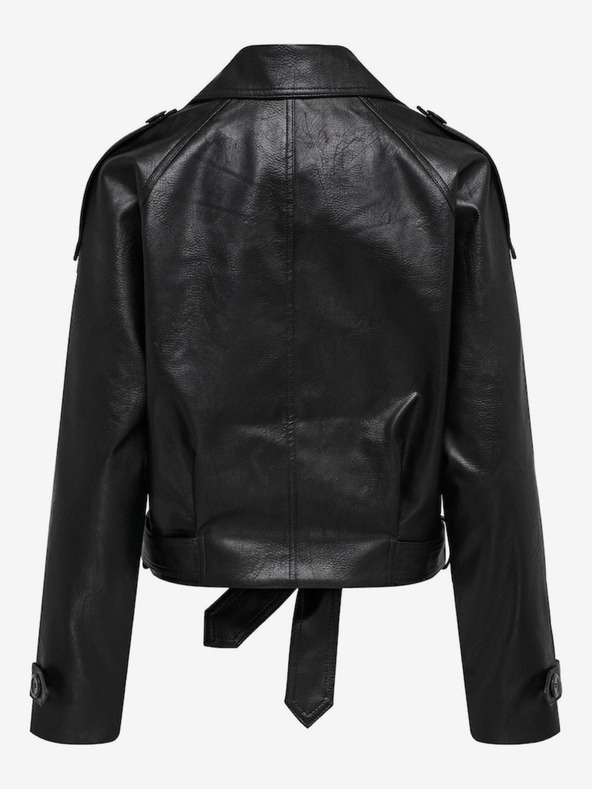 ONLY Schwarze Damen Lederjacke ONLY Vera