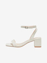 ONLY Cremefarbene Damen-Sandalen mit Absatz ONLY Hanna-1