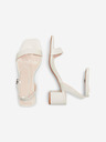 ONLY Cremefarbene Damen-Sandalen mit Absatz ONLY Hanna-1