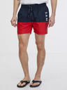 Sam 73 Rot-blauer Herren-Badeanzug SAM 73 Eduardo