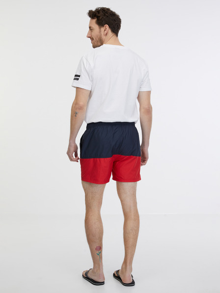 Sam 73 Rot-blauer Herren-Badeanzug SAM 73 Eduardo