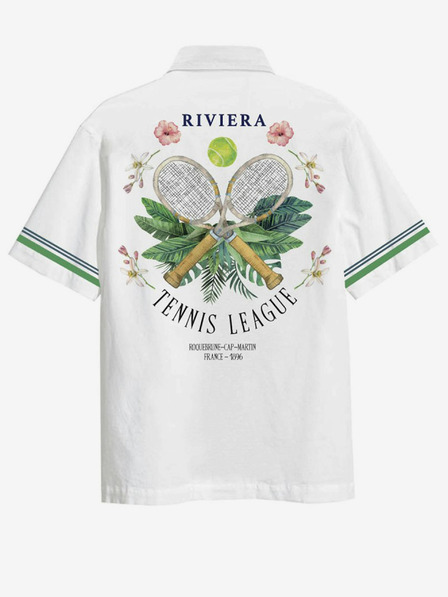 Jack & Jones Weißes Jack & Jones Riviera Herren-Kurzarmhemd
