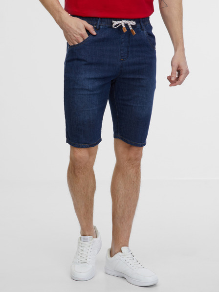 Sam 73 Dunkelblaue Herren Denim Shorts SAM 73 Claudio