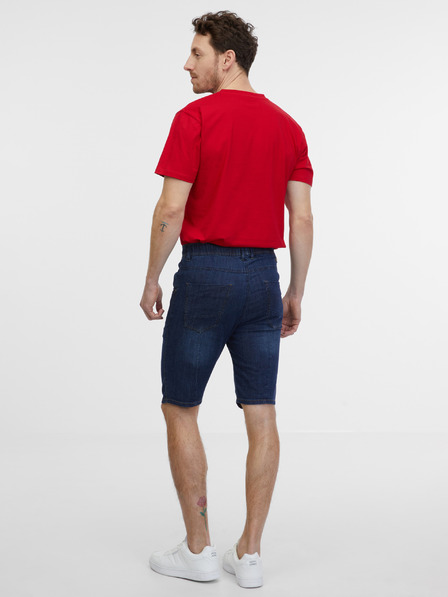 Sam 73 Dunkelblaue Herren Denim Shorts SAM 73 Claudio