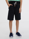 Sam 73 Schwarze Jungen-Shorts SAM 73 Falko