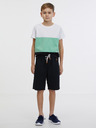 Sam 73 Schwarze Jungen-Shorts SAM 73 Falko