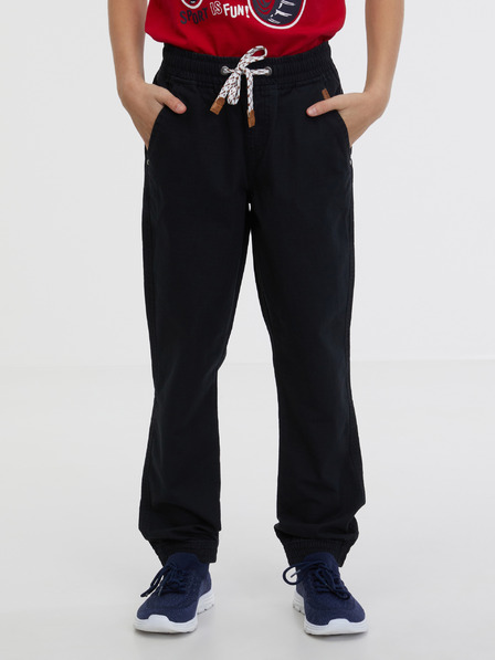 Sam 73 Schwarze Kinder-Sweatpants SAM 73 Milo