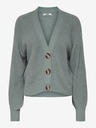 Jacqueline de Yong Grün JDY Justy Damen Strickjacke