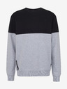 Sam 73 Schwarz-grauer Herren-Kapuzenpullover SAM 73 Hugo