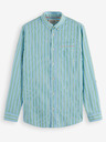 Scotch & Soda Hellblau gestreiftes Herrenhemd Scotch & Soda