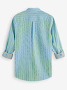 Scotch & Soda Hellblau gestreiftes Herrenhemd Scotch & Soda