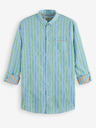 Scotch & Soda Hellblau gestreiftes Herrenhemd Scotch & Soda