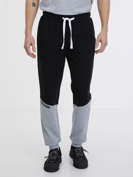 Sam 73 Graue und schwarze Herren-Sweatpants SAM 73 Jorge
