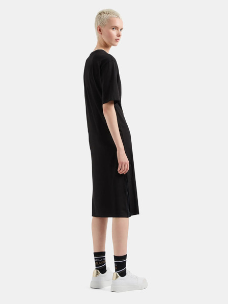 Armani Exchange Schwarzes Damen Armani Exchange Kleid