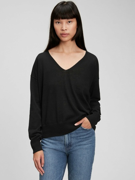 GAP Leinencrop-Pullover GAP