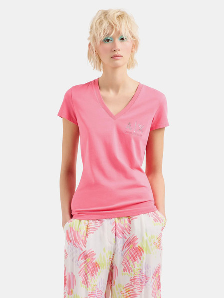 Armani Exchange Rosa Armani Exchange Damen-T-Shirt