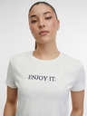Orsay Cremefarbenes Damen-T-Shirt ORSAY