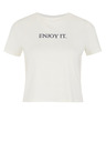Orsay Cremefarbenes Damen-T-Shirt ORSAY