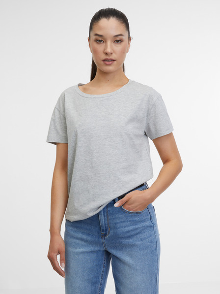 Orsay Graues Damen-T-Shirt ORSAY