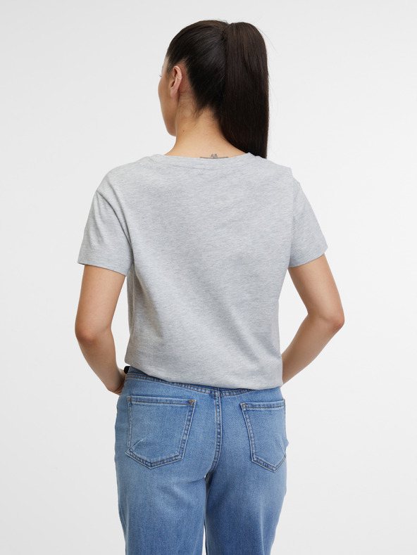 Orsay Graues Damen-T-Shirt ORSAY