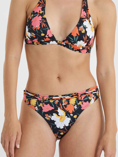 O'Neill Schwarzer Damen Bikini Bottom O'Neill Cruz mit Blumenmuster