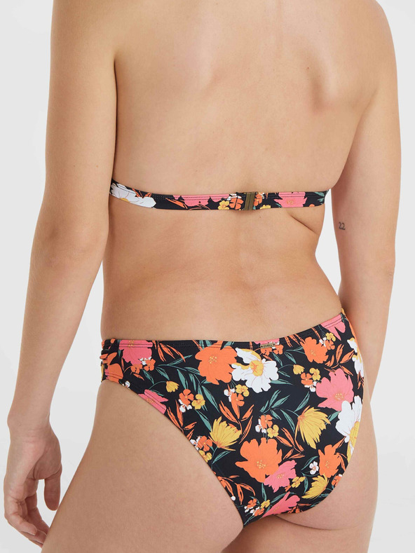 O'Neill Schwarzer Damen Bikini Bottom O'Neill Cruz mit Blumenmuster