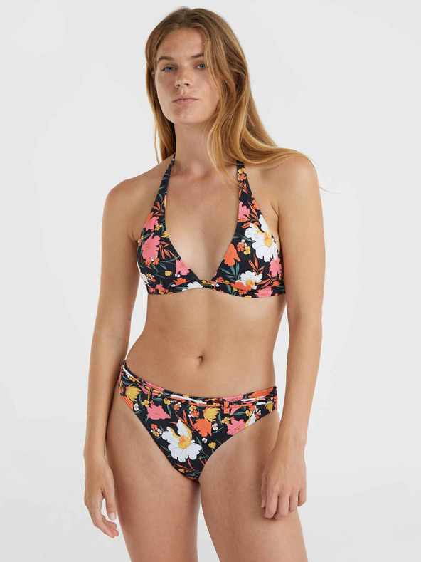 O'Neill Schwarzer Damen Bikini Bottom O'Neill Cruz mit Blumenmuster