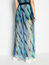 Armani Exchange Blau Gemusterte Damen Chiffonhose Armani Exchange
