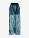 Armani Exchange Blau Gemusterte Damen Chiffonhose Armani Exchange