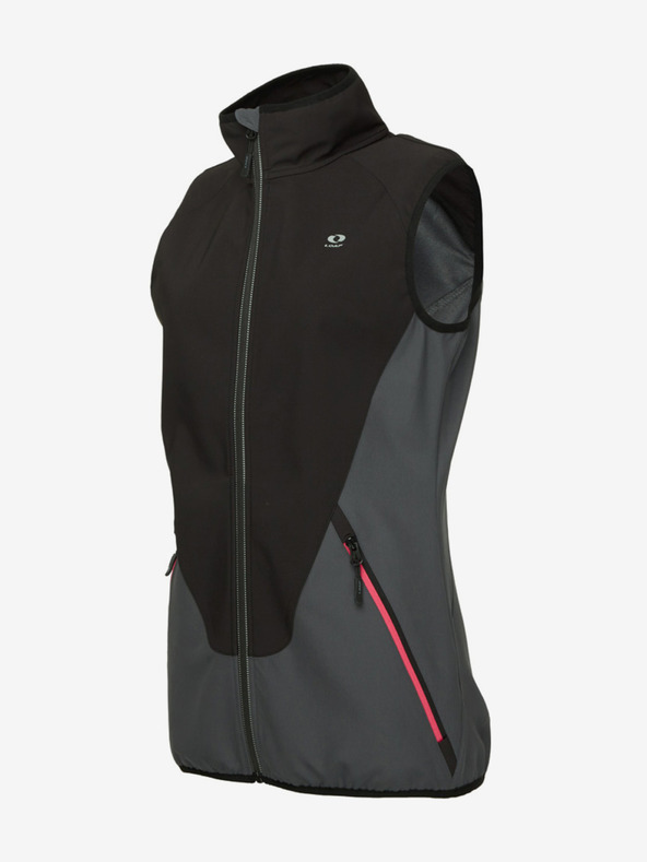 Loap Schwarz-graue Damenweste LOAP URLANDA