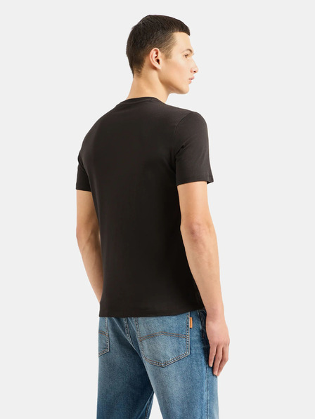 Armani Exchange Schwarzes Armani Exchange-T-Shirt für Herren