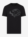 Armani Exchange Schwarzes Armani Exchange-T-Shirt für Herren