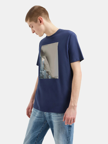 Armani Exchange Dunkelblaues Herren-T-Shirt von Armani Exchange