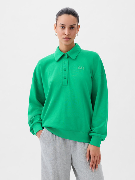 GAP Sweatshirt mit Kragen Oversize GAP