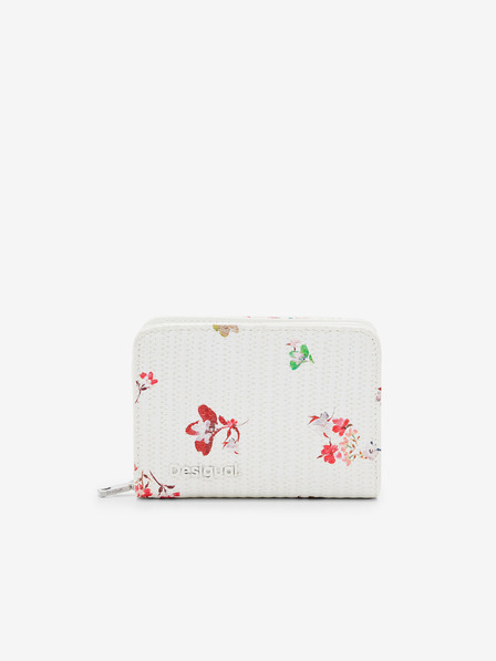 Desigual Weißes Damen Floral Desigual Delirium Maya Portemonnaie