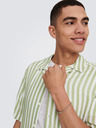 ONLY & SONS Weiß-grün gestreiftes Kurzarmhemd für Herren ONLY & SONS Wayne